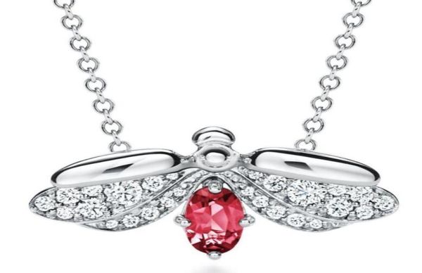 

2019 new fashion designer high jewelry with diamond ladies necklace elegant noble firefly pendant suitable for gift c9618516, Silver
