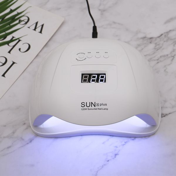 

nail dryers sun x plus uv led lamp with 36pcs leds for manicure gel dryer polish auto sensor tools 230712