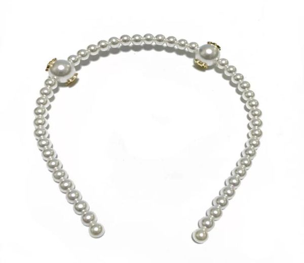 

korean handmade white pearl headbands c hair hoop elegant and simple hair band hairpin for ladies favorite decoration head orname6892569, Silver