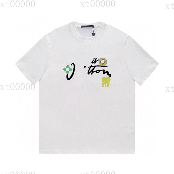 

22ss designer letter printed t shirts tee fashion sweatshirt high street short sleeve summer casual t-shirt breathable men women crew neck t, Black;brown