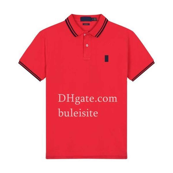 

mens polos tees casual lapel short sleeves striped embroidery decoration designer t-shirt advanced texture big or small horse fashion t shir, White;black