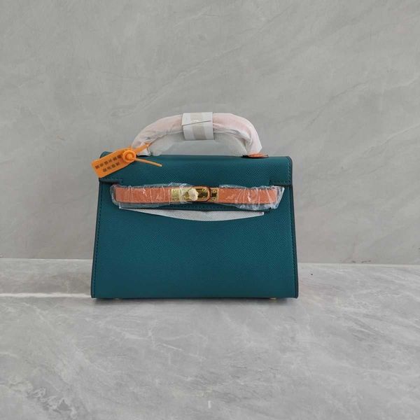 

kelys h home designer tote bags new store welfare blue orange cowhide palm pattern bag 22cm pastoral style light french high end have real l