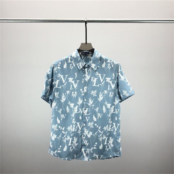 

2 luxury designer shirts mens fashion geometric print bowling shirt hawaii floral casual shirts men slim fit short sleeve variety#50, White;black