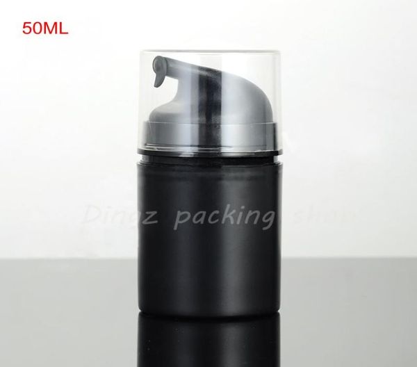 

(40pcs/lot)50ml empty bck vacuum emulsion pump bottle 50g airless pump cosmetics bottles , lotion container with airless pump4543285