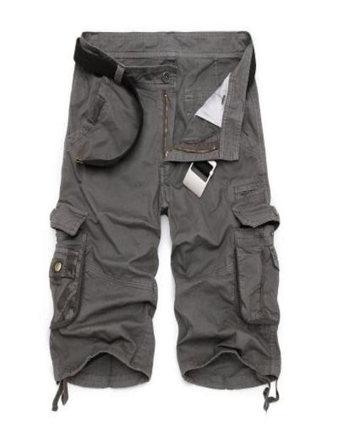 

mens military cargo shorts new new army camouflage tactical shorts men cotton loose work casual short pants plus size5357242, White;black
