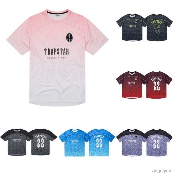 

mens trapstar football jersey t shirt designer short sleeve summer cause hip hop street gtm1, White;black
