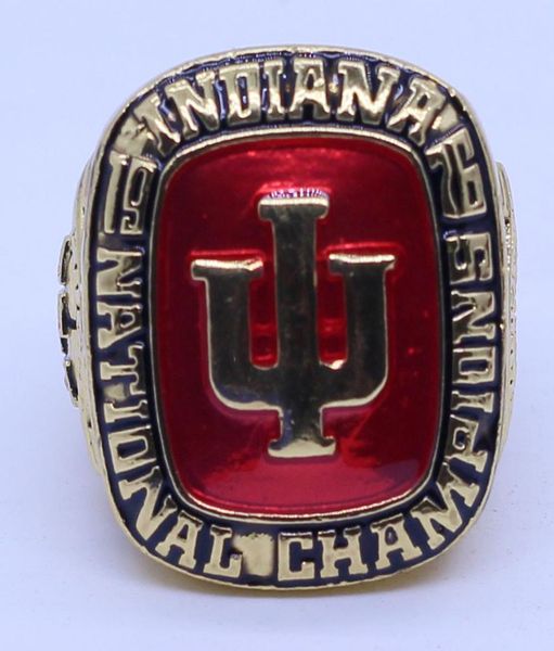 

1976 indiana knight national championship ring01234569055773, Golden;silver