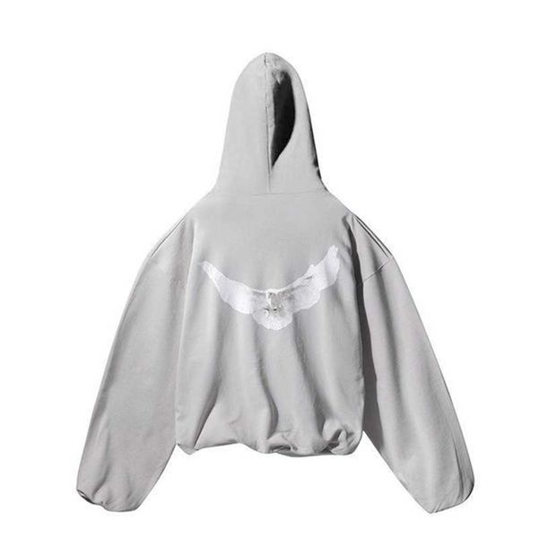 

mens dove hoodie sweatshirts designer classic wests luxury hoodies three party joint name peace doves printed womens pullover sweater hooded, Black