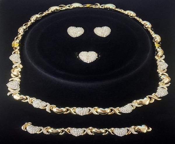 

xoxo jewelry set for women necklaces earrings 14k gold jewelry sets for women wedding jewelry earrings for women set1007149, Black