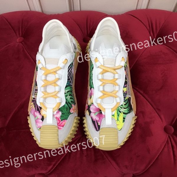 

2023 luxury casual shoe designe womens running shoes platform women men for leather sneaker trainer trainers triple white sneakers hc210815, Black