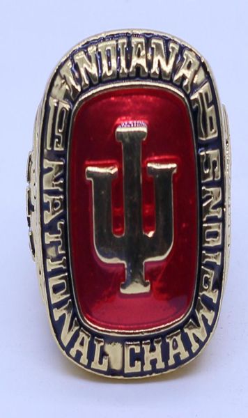 

1976 indiana knight national championship ring01234566831575, Golden;silver