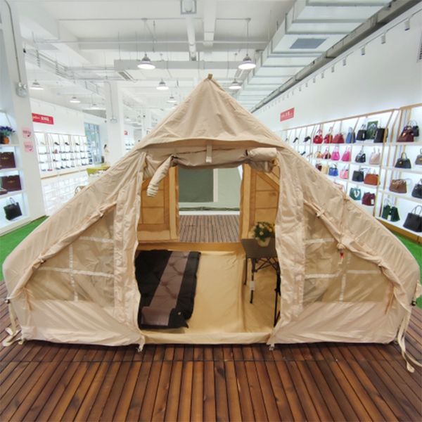 

tents and shelters large size ultralarge and family camping tourist , inflatable camping tent waterproof inflatable outdoor camping tent