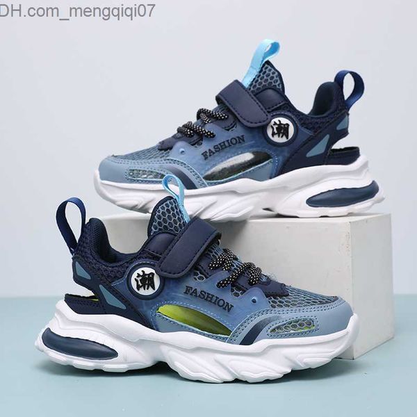 

sneakers children's shoes summer boys' fashionable sports shoes comfortable children's sports shoes breathable large mesh cas, Black;red