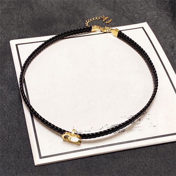 

women's brand jewelry pendant necklace double letter designer ccity gold silver necklaces girl chokers man 2333