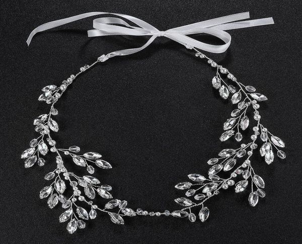 

boho wedding hair jewelry fashion pearls crystal headbands handmade princess hairpieces hair vine tiaras and crowns jcg0814159913, Golden;white