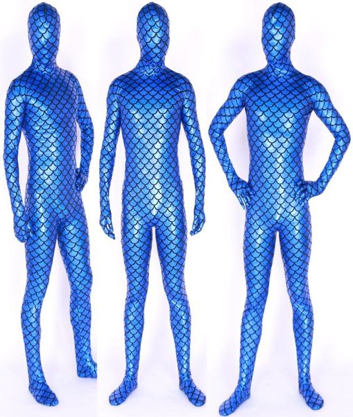 

fish scale bodysuit costumes outfit blue shiny lycra metallic big fishscale mermaid catsuit costume halloween party fancy 4909066, Black