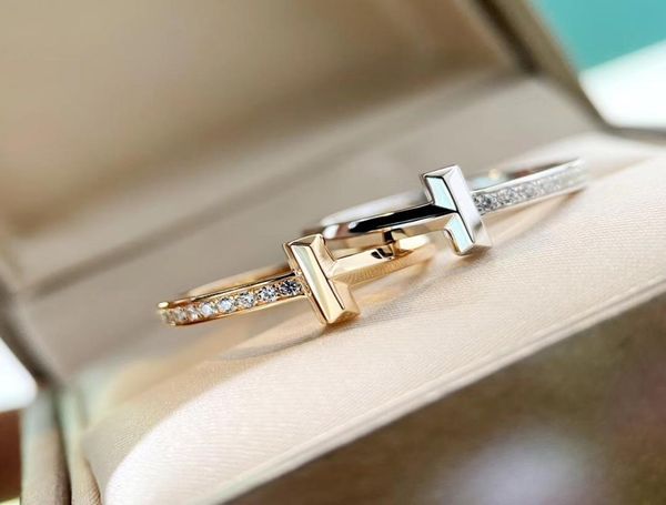 

s925 silver luxurious quality punk band ring with diamond in 18k rose gold plated and platinum for women party wedding jewelry gif9961960