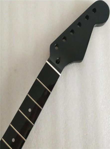 

black guitar neck for st style replacement maple 22 fret maple fingerboard4481795