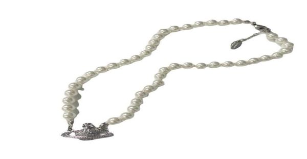 

pearl necklace women designer design beaded pendant ladies diamond pin necklaces pearles necklace wedding party gift98152914966401, Silver