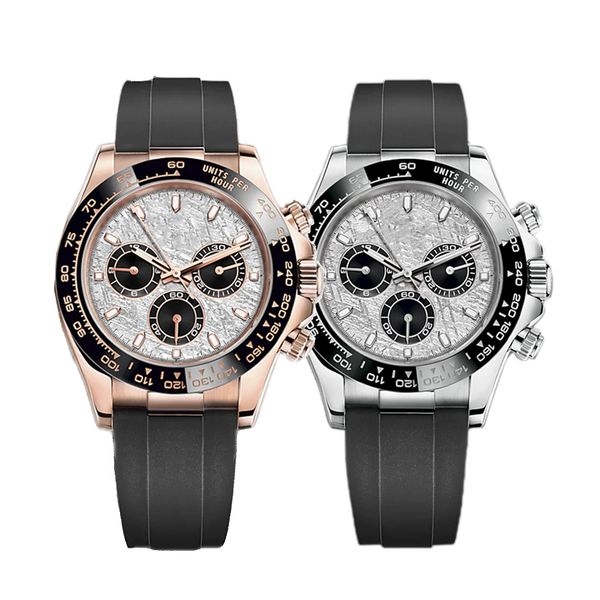 

abb_watches mens classic watches 40mm dial master automatic watch model mechanical watch round rubber strap wristwatch luxury sapphire water, Slivery;brown
