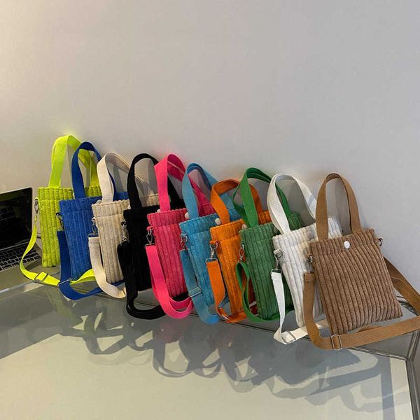 

small corduroy bucket bag new autumn and winter plush cross body small bag cute woolen handbag tote bag