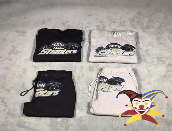 

men039s hoodies sweatshirts blue tiger towel embroidered hoodie men women hooded pullover clothing 2210241616122, Black