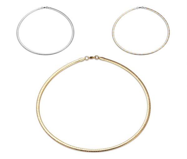 

fashion gold plated stainless steel women jewelry necklace08860264, Silver