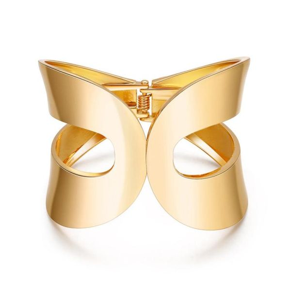 

alloy bangle bracelet trend simple and exaggerated designer water drop hollow bracelets retro versatile spring buckle fashion show9172296, Black