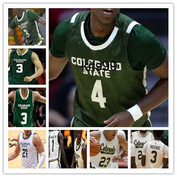 

custom college basketball colorado state jerseys david roddy isaiah stevens john tonje dischon thomas jalen lake kendle moore chandler, Black;red