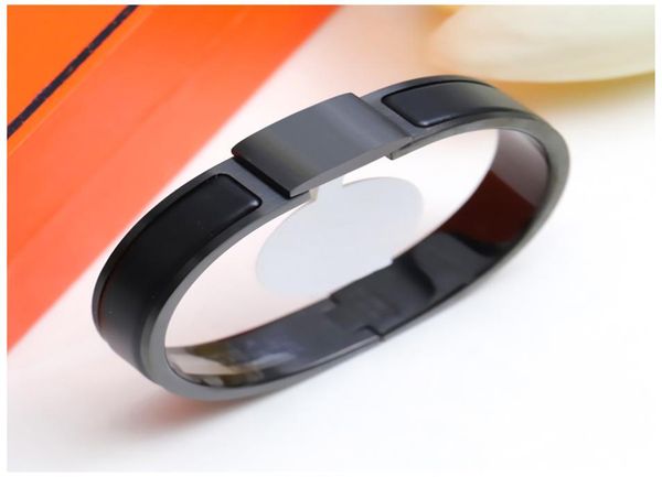 

h bracelet daughter bracelets gold bangle bracelet wish braclets designer bangles mens braclet pulsera eslabones plata bracciale e7785942, Black