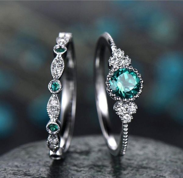 

creative accessories fashion rose gold color micro inlaid zircon rings for women039s party jewelry rings7444962, Silver