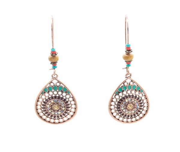 

6 pcslot luckyshine alloy bohemian style for women long dangle earrings retro tassel fashion eerrings71013304867848, Silver