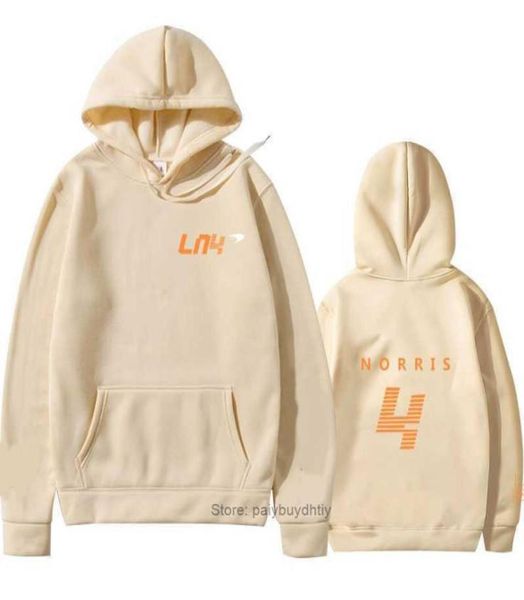 

spring and autumn men039s women039s hoodie lando norris moto motorcycle racing suit fleece t1218398, Black