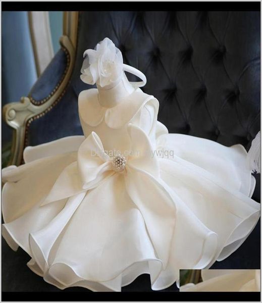 

girls bow pageant dresses for baby girl princess flower chrismas dress kids formal wedding party christening gown ou q5025015, Red;yellow