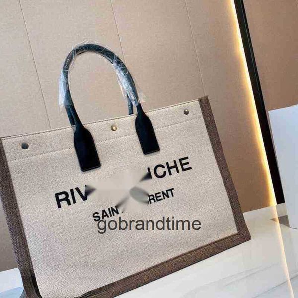

canvas bag designer hands outlet gauche yssbag shopping cowhide bags rive capacity large travel for men and women i6xu