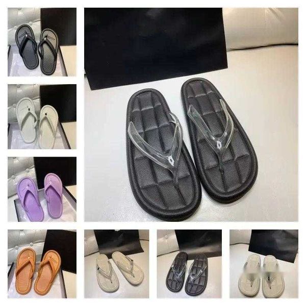 

men women designer slippers sandal summer shoes flat outdoor beach slipper sandal fashion versatile size 36-45, Black