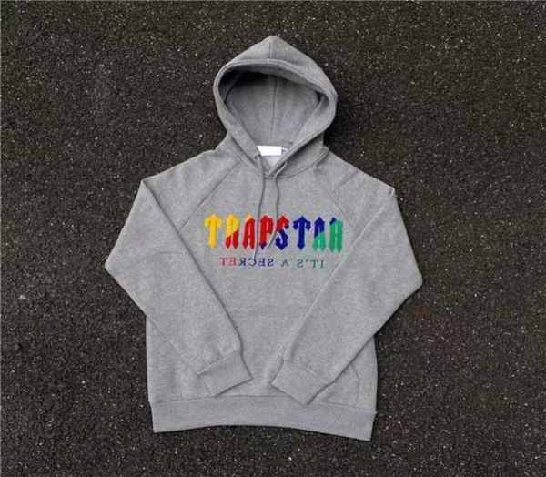 

hood full mens tracksuits rainbow towel men039s suit embroidered decoding hooded sportswear men039s and women0398050231, Gray