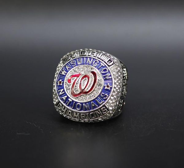 

2019 baseball washington national team championship rings souvenir jewelry fan gift whole7539850, Golden;silver