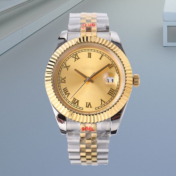 

caijiamin-mens watches automatic movement stainless steel watch 28 31 women mechanical quartz wristwatches waterproof luminous montre de lux, Slivery;brown