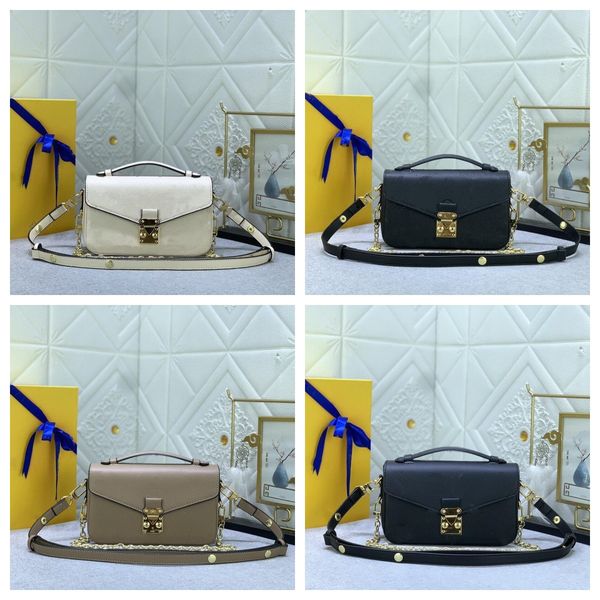 

crossbody bag designer bag womens solid color leather shoulder bag fashion chain bag mini portable tote multi-purpose wallet card bag