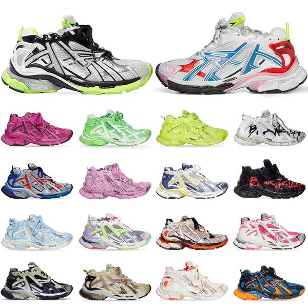 

balenciga super retro paris designer runner 7.0 men women transmit sense retro trainers running shoes black white pink platform deconstructi
