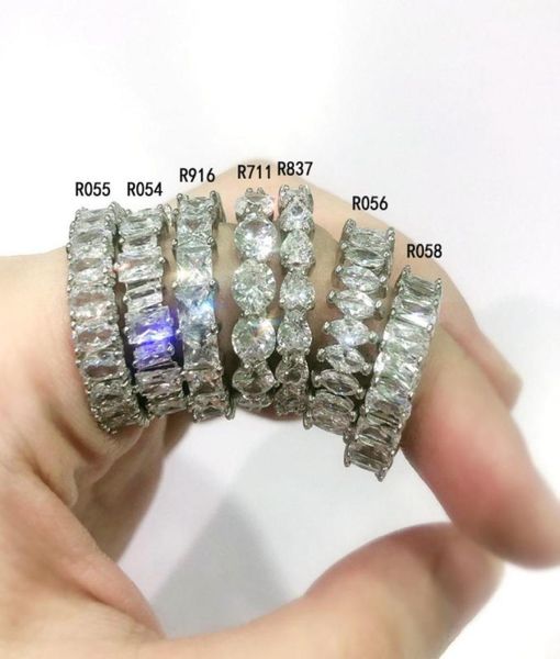 

mexican style zircon hip hop wedding rings instagram trend fashion ring white jewelry female engagement gifts9020594, Slivery;golden