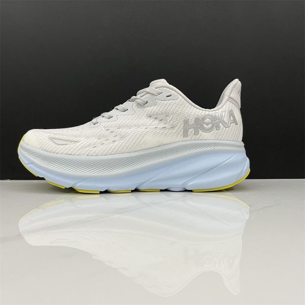 

hoka running shoes hokas womens mens trainers clifton 9 8 bondi yellow pear sweet corn people seaweed triple white purple designer sports sn