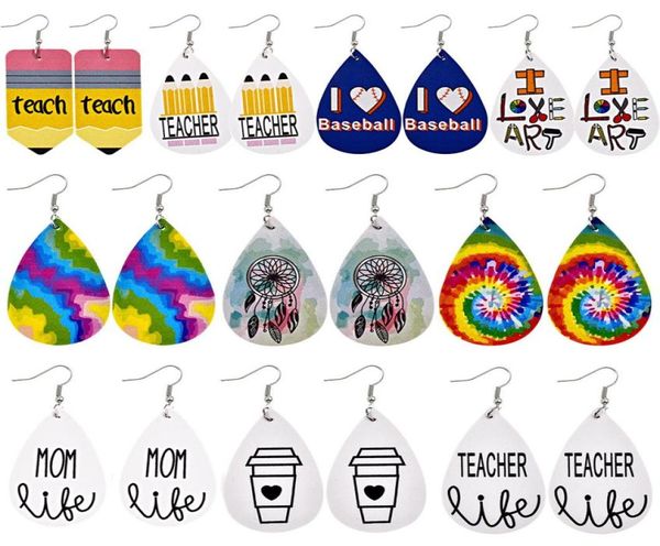 

new design leather earrings math teacher pencil water drop earrings fashion jewelry graduation season gifts9034193, Golden