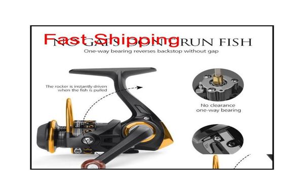 

2020 new fishing reel ak 500 spinning reel max drag 5kg no gaps 136g super light more power mini uof abc20075293676