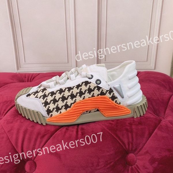 

2023 luxury womens sneakers casual technology shoe mens for designer brand fashion leather embroidery size 35-41 hc210428, Black