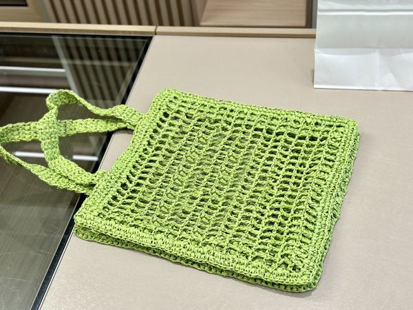 

tz summer fashion plaited raffia grass shopping bags large capacity casual tote bags limited beach handbags vacation shoulder bag women stra