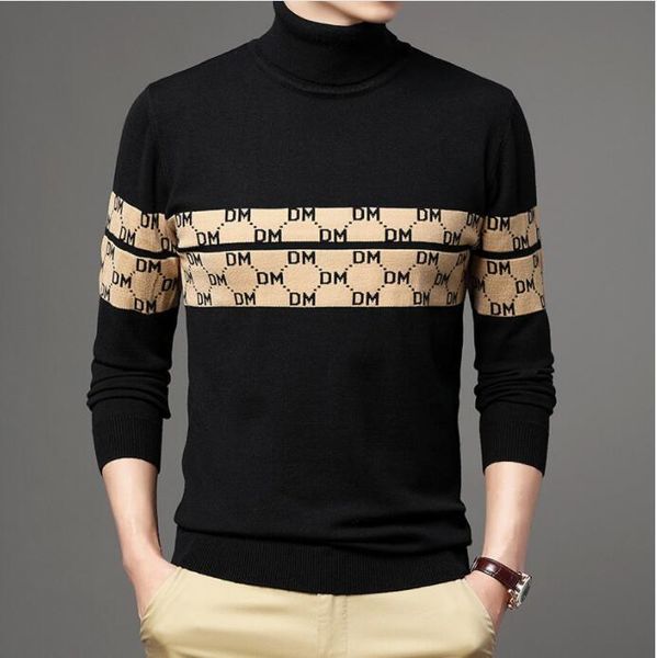 

mens sweaters wool with letters pattern colorful round neck sweatshirts knits long sleeevs outwears warm designer, White;black