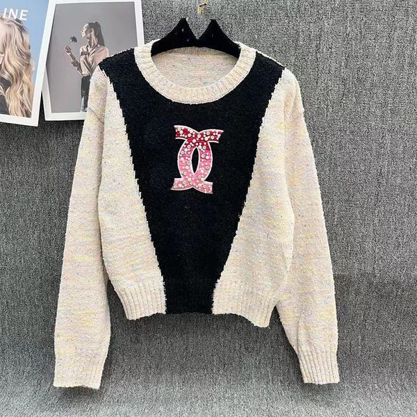 

thin women's sweater four seasons stripe fashion long sleeve high end soft embroidery jacquard cardigan knitted slim fit coat s--q, White;black