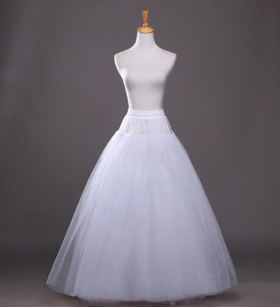 

ball gownaline petticoats tulle netting floorlength 468 tiers underskirtslipcrinoline for wedding dress in stock bwq0166452803, White